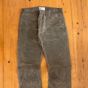 Red Clouds Collective Waxed Canvas Double knee Utility Pants